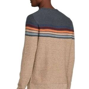 Faherty Donegal Striped Crewneck Sweater